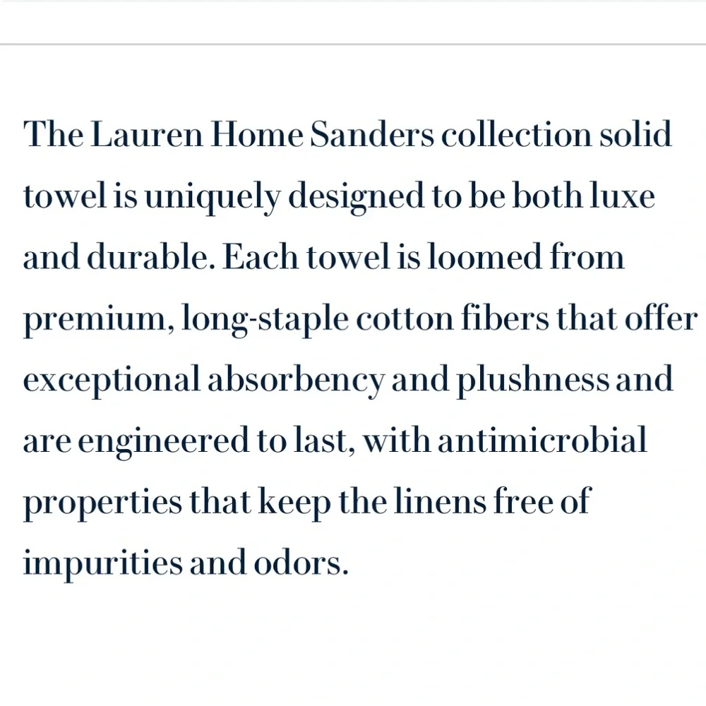 Ralph Lauren Home Sanders Rose Red Bath Towel Set NWT